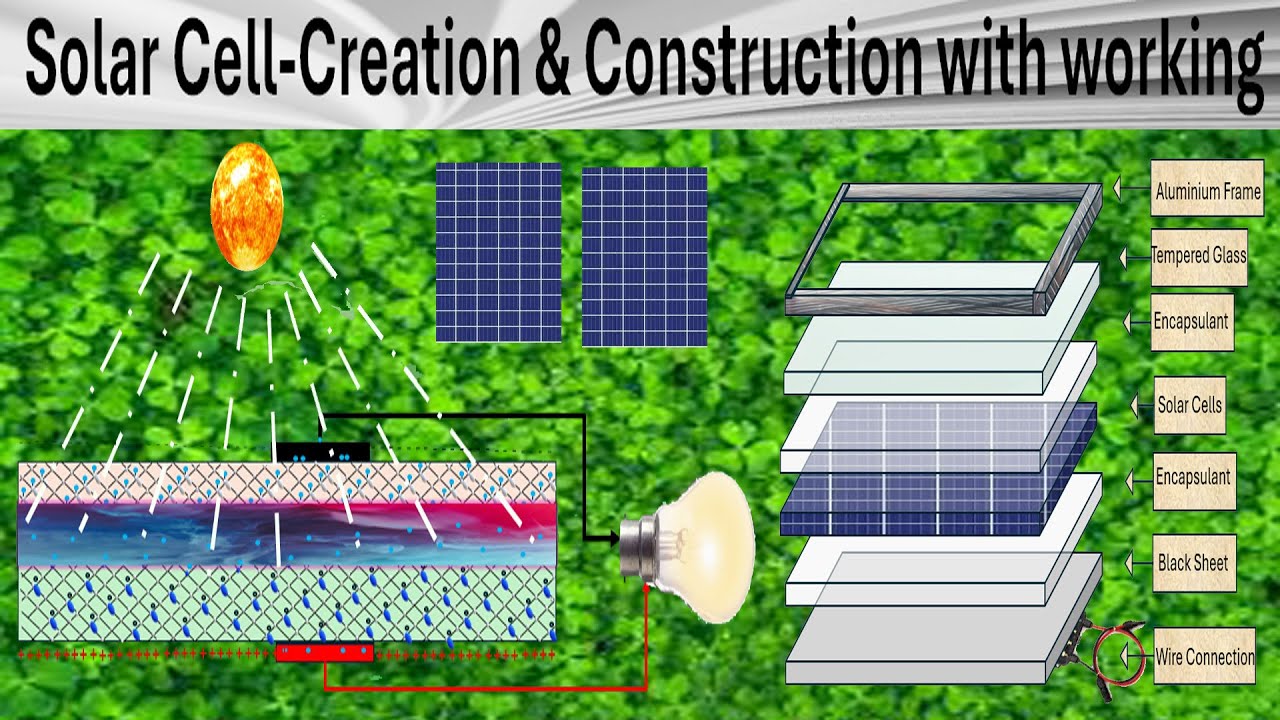 Generate Electricity  | How Solar Cells Work & Manufacturing Process Explained | Sand to Silicon 🌞⚡