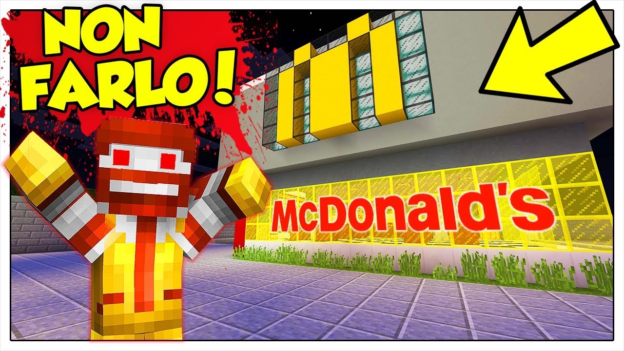 NON ANDARE AL MCDONALD'S ALLE 3 DI NOTTE! - Minecraft ITA
