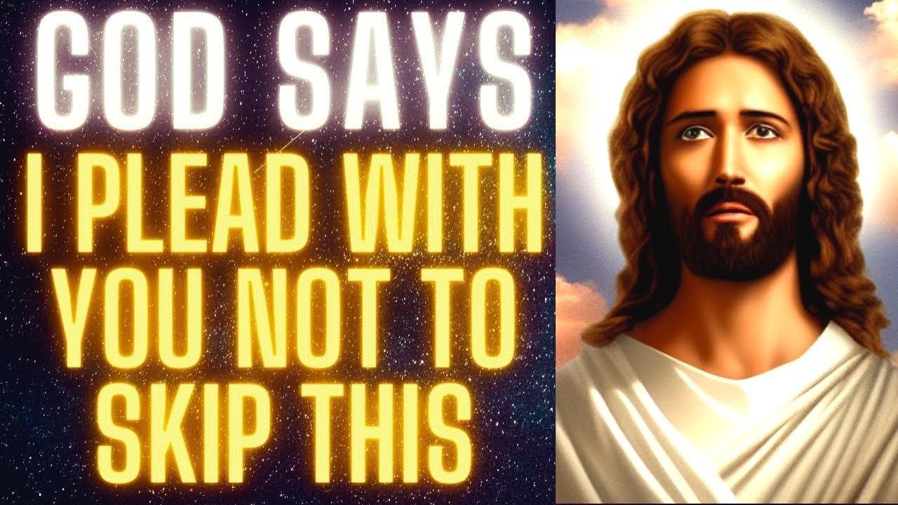 GOD IS PLEADING WITH YOU NOT TO IGNORE THIS