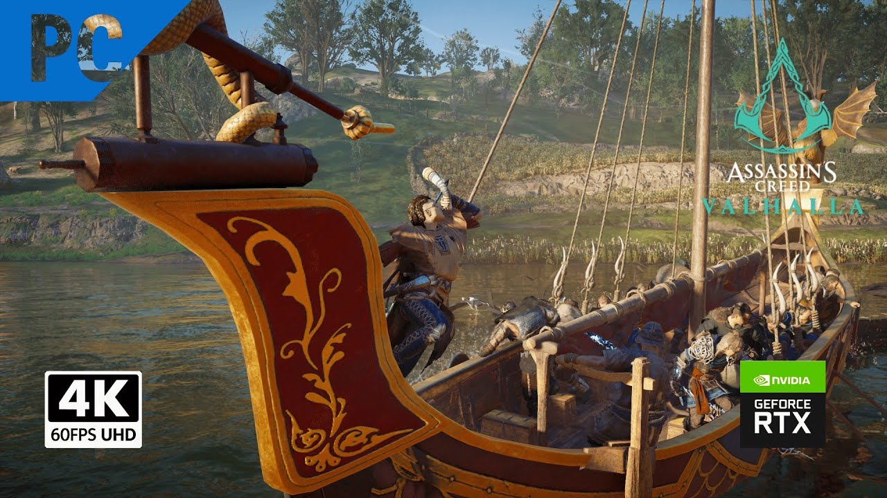 Wenlocan Abbey Raid - Assassin&rsquo;s Creed Valhalla [4K 60FPS UHD] | Epic Viking Battle