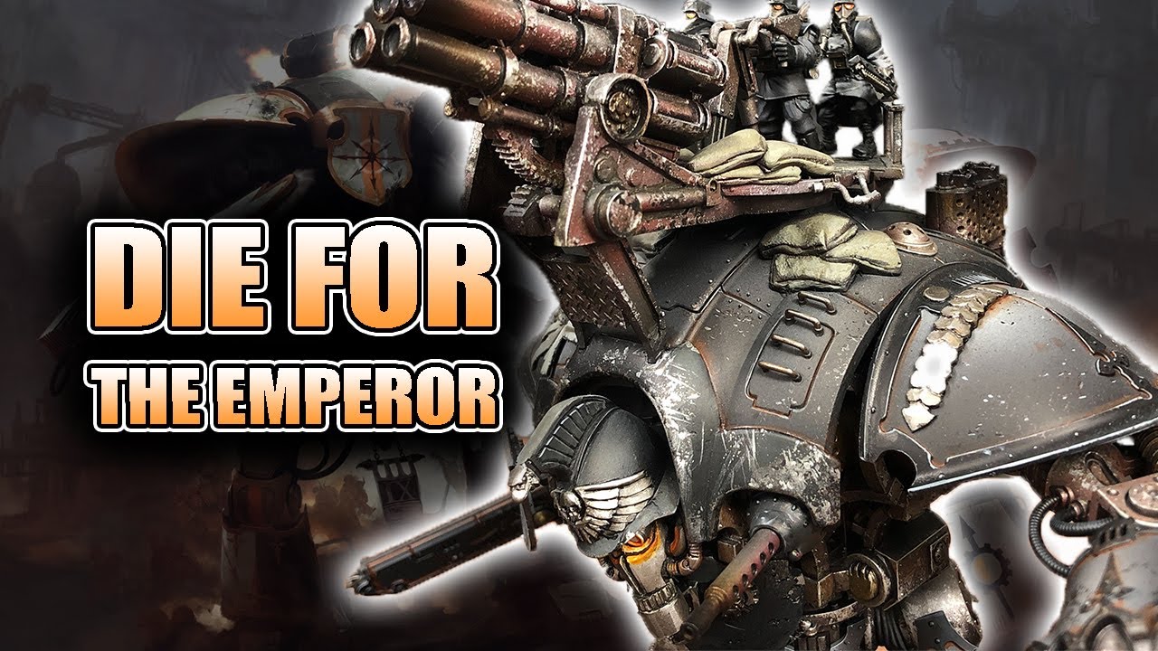 Скульптурные фигуры Корпуса Смерти Крига из игры «Имперские Рыцари» из Warhammer 40k Army