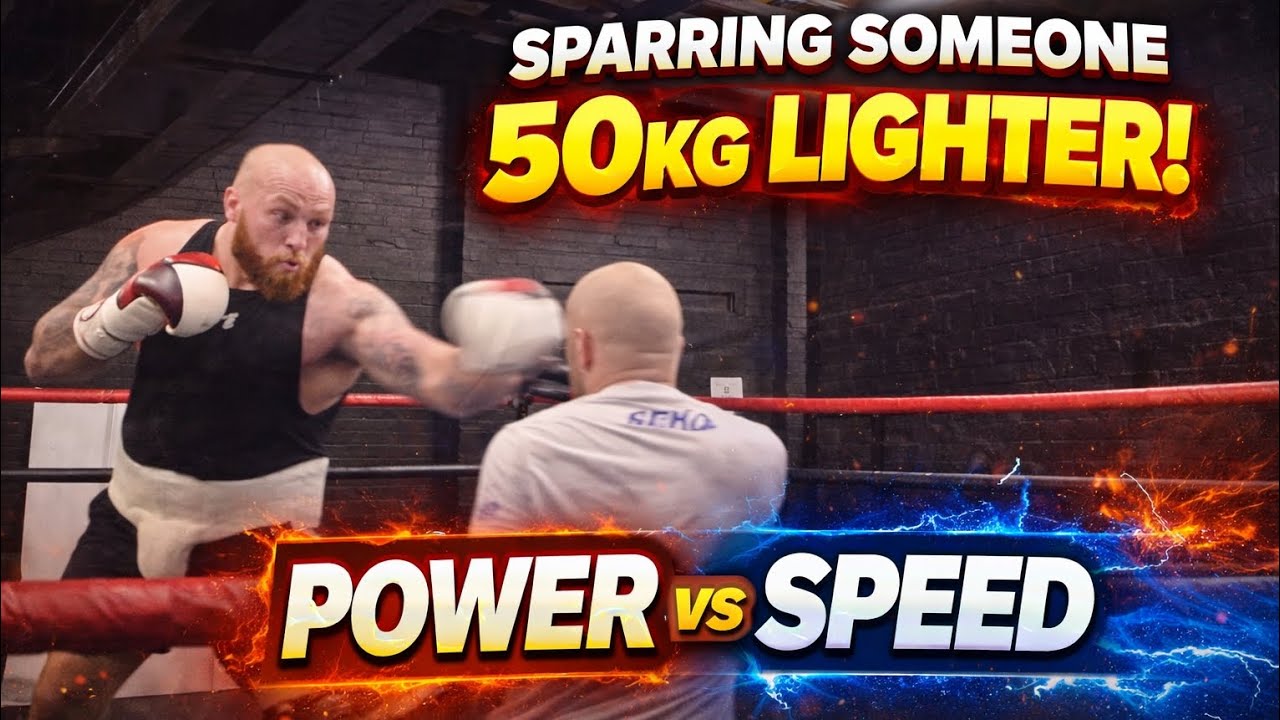 Sparring Someone 50kg Lighter Than Me… (Speed vs Power)