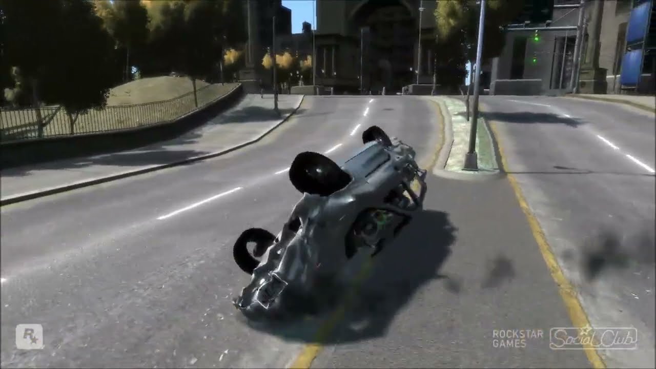 GTA IV SA BETA CHEVROLET CORSA CLASSIC CRASH TESTING HD (2012 Nostalgic Video)