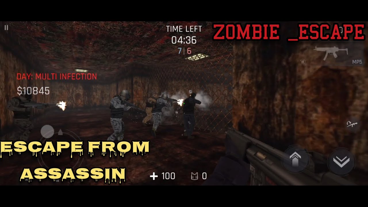 Zombie 🧟 Escape Mode | Ze_Sanatarium | Kontra Multiplayer Fps Gameplay