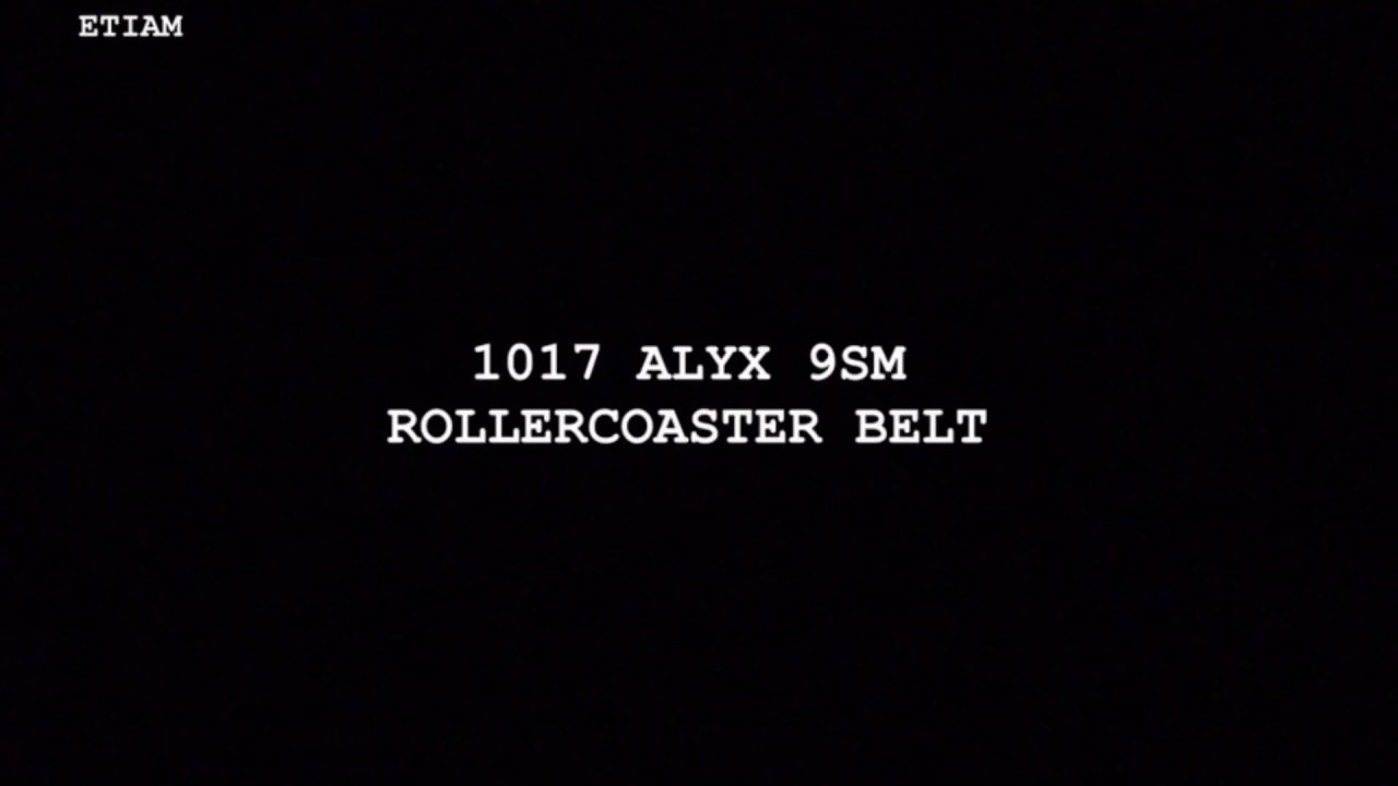[1] 1017 ALYX 9SM &mdash; ROLLER COASTER BELT