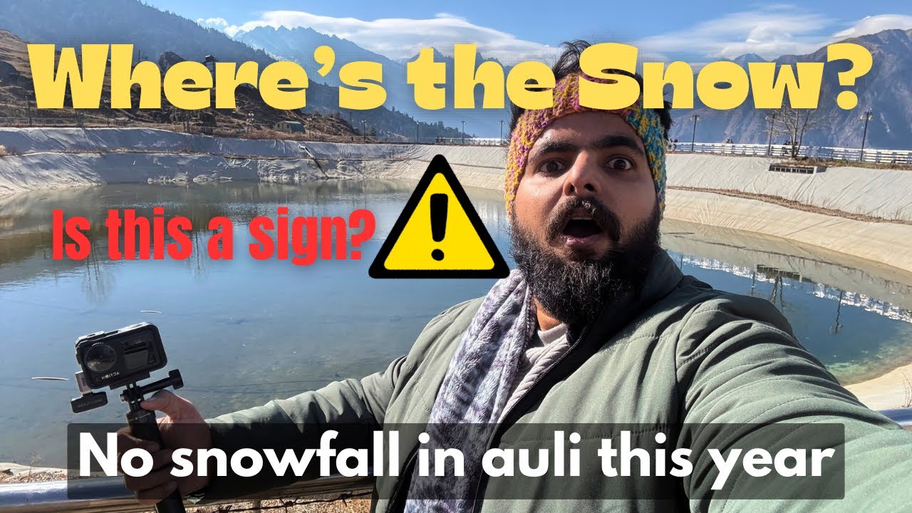 Auli || Joshimath|| Where is the snow?😨|| Winter Missing in Auli || 29 December and still NO SNOW||