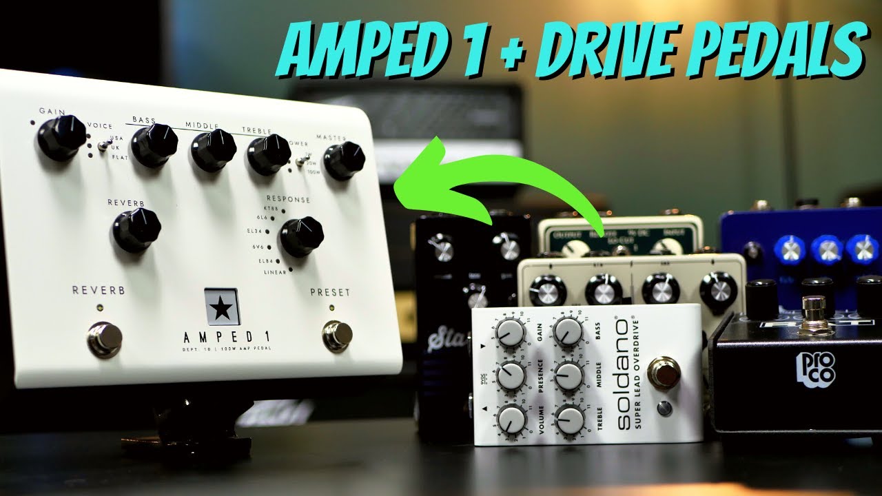 Blackstar Amped 1 With 6 Different Drive Pedals