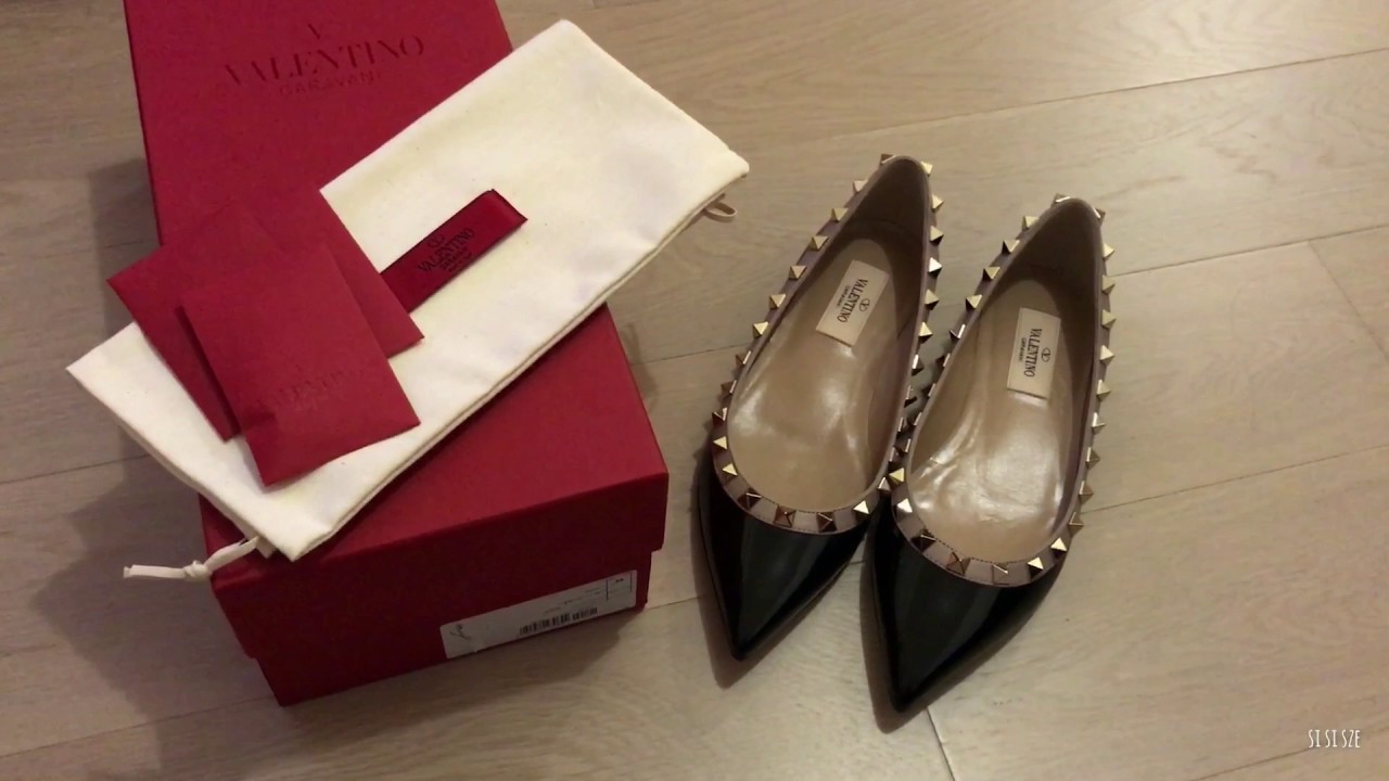 My Very First Valentino Rockstud Flats