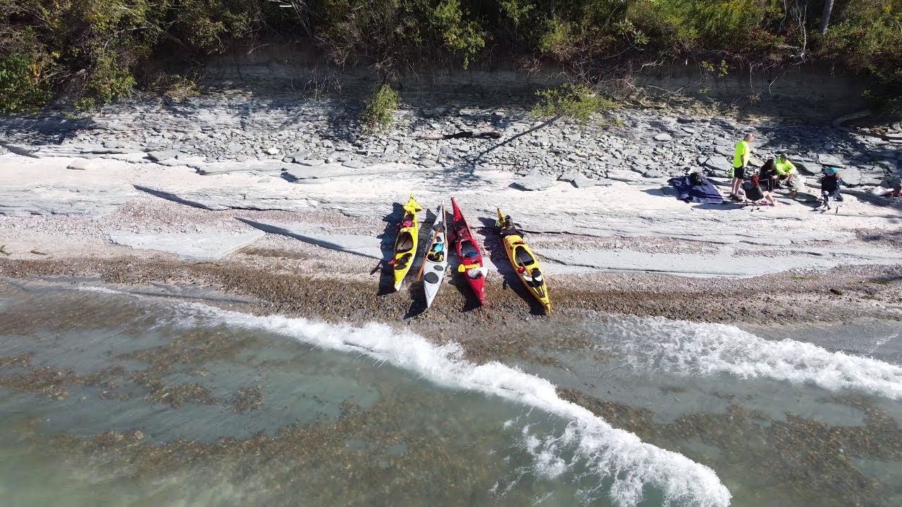 A relaxing day trip to a remote Lake Erie beach