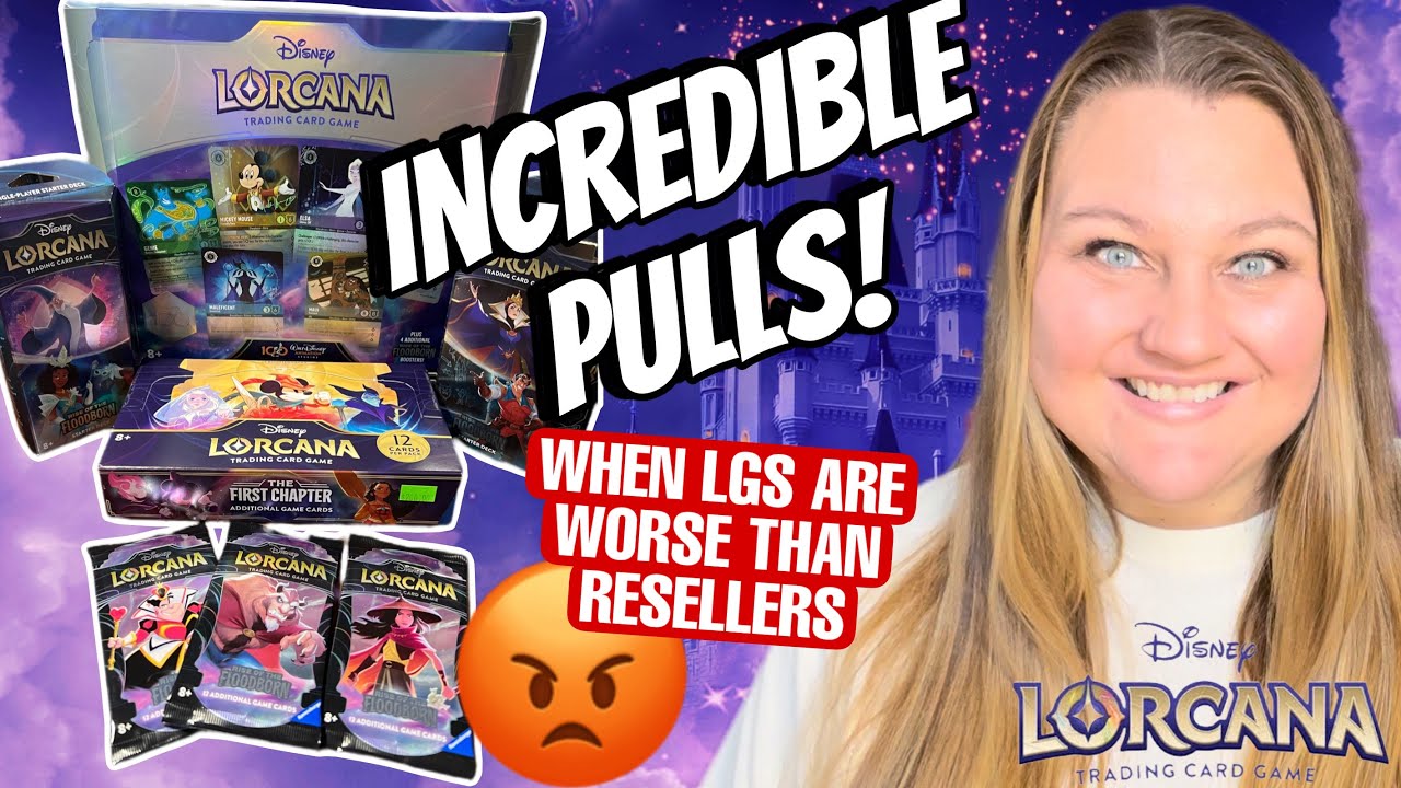 Disney Lorcana Unboxing! Collector’s Edition, Floodborn Starter Decks and 1st Chapter Booster Box