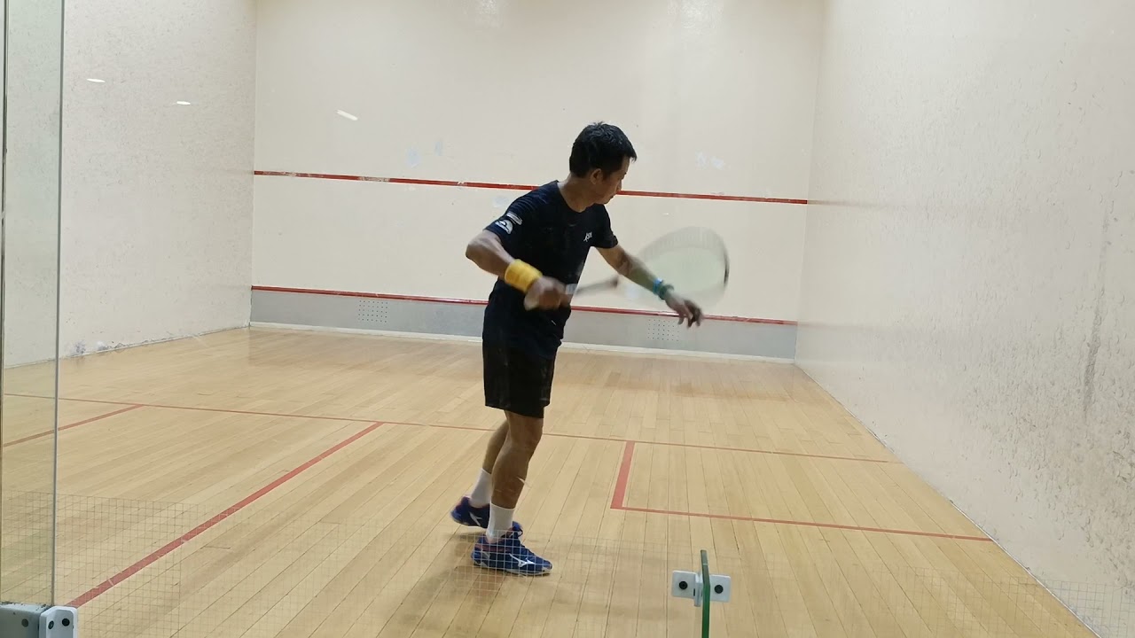 Squash boast backwall forehand