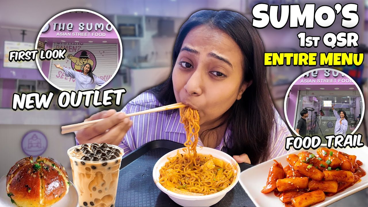 I ate Every Dish at The SUMO's 1st QSR for 24 HOURS!