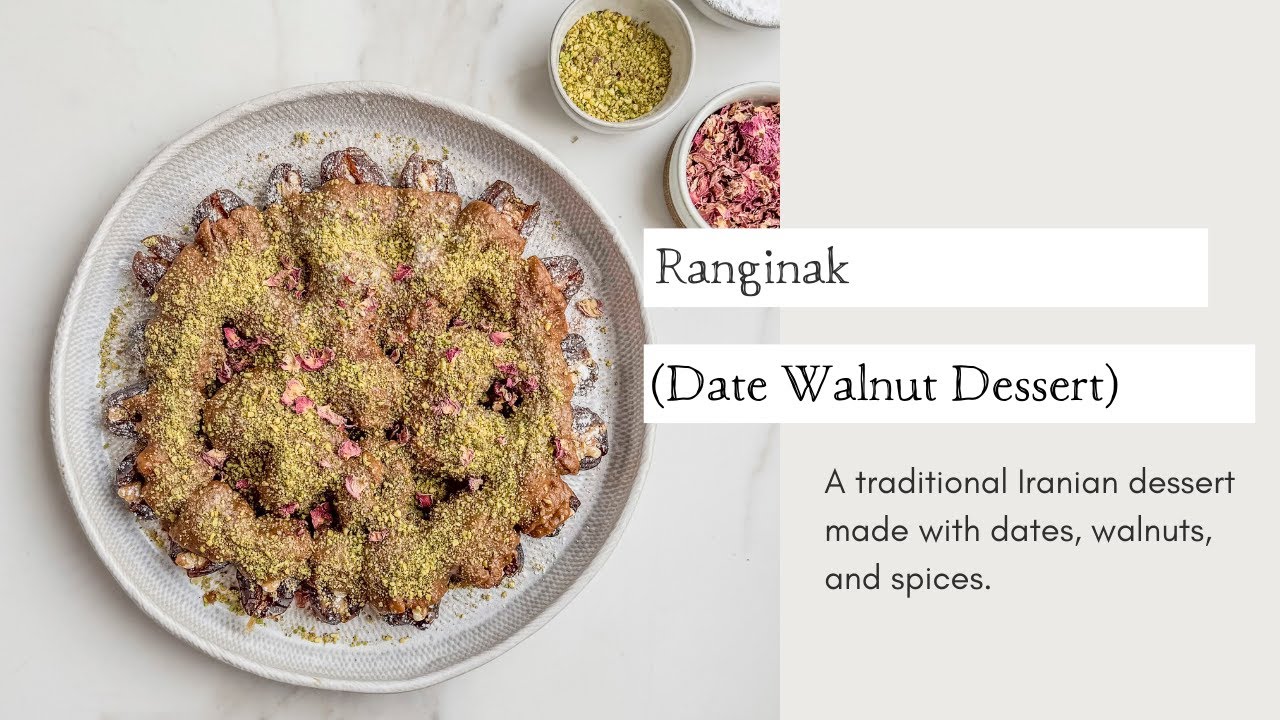 Exploring Southern Iran's Culinary Heritage with Ranginak Dessert | Cooking with Zahra