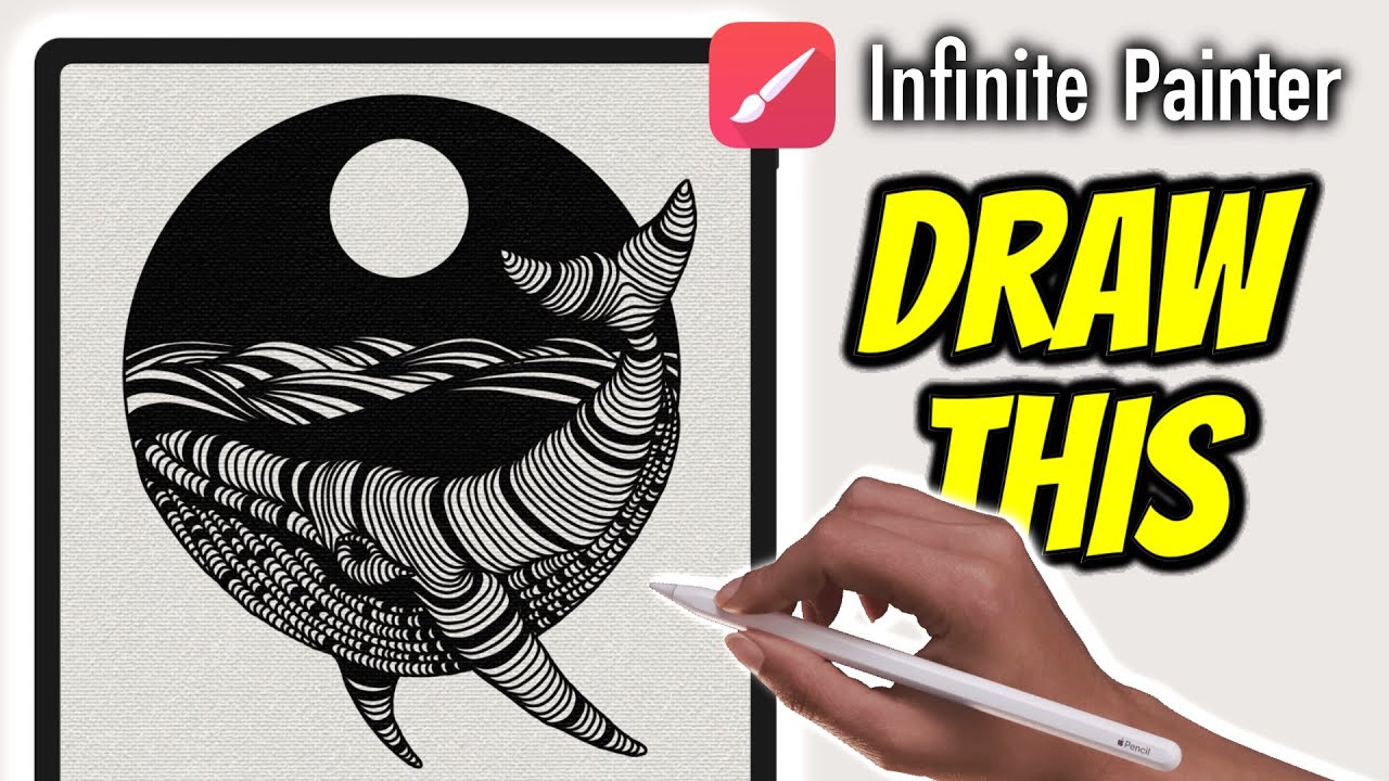 Дизайн кита — Учебник Infinite Painter №26