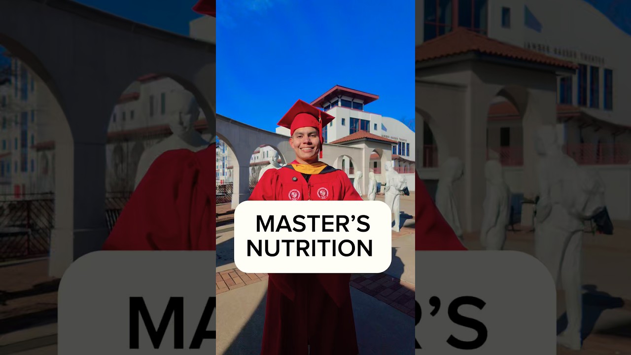 Master’s in Nutrition and Food Science. 