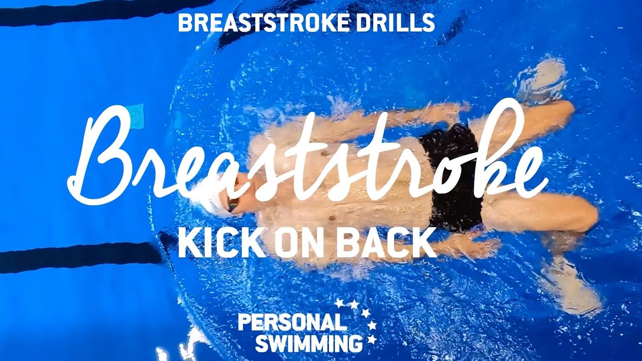 Breaststroke kick on back