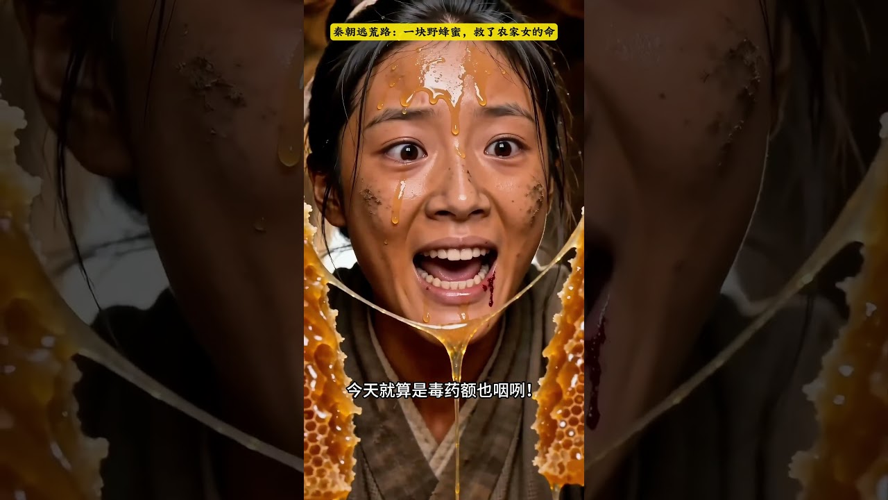 秦朝末年逃荒路：一块野蜂蜜，救了绝境农家女的命 #历史 #food #history #知识渊博