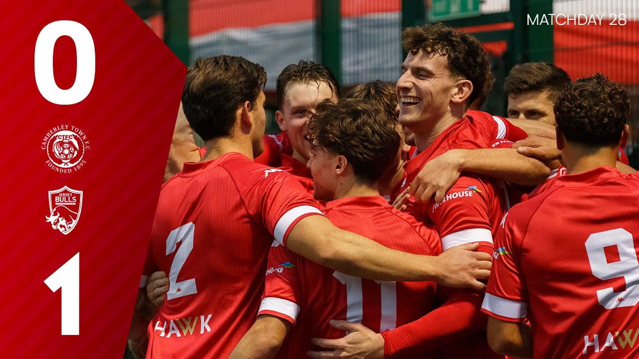 MATCH HIGHLIGHTS | Camberley Town 0 Jersey Bulls 1