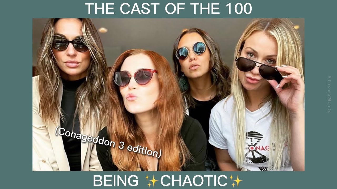 The 100 Cast Being ✨Chaotic✨ At Conageddon 3