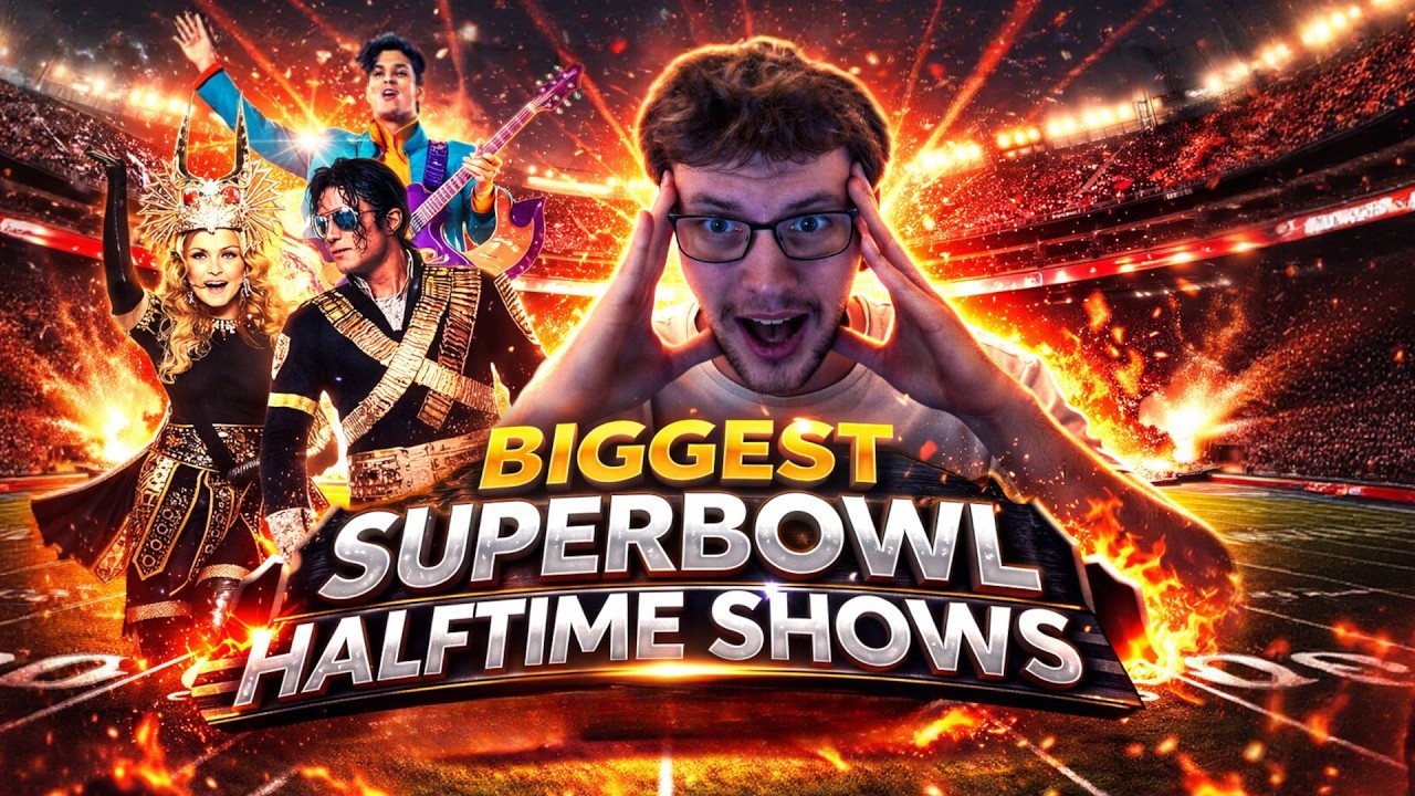 BIGGEST SUPERBOWL HALFTIME SHOWS!! FROM AN EUROPEAN PERSPECTIVE?!