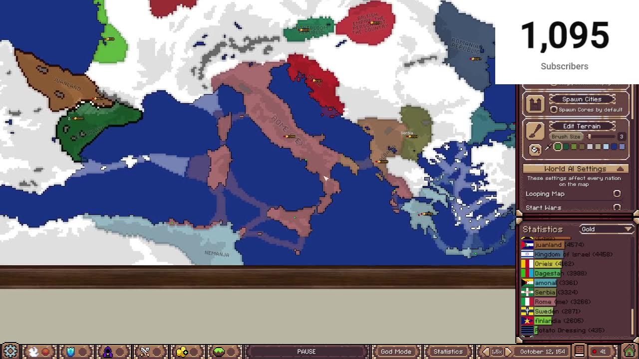 Playing Ages of Conflict With My viewers!