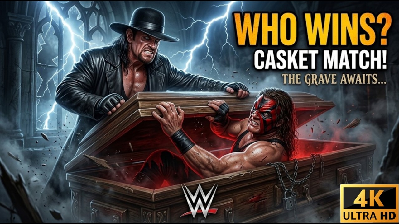 Undertaker vs Kane – Brutal Casket Match! Who Gets Buried? ⚰️🔥 | WWE