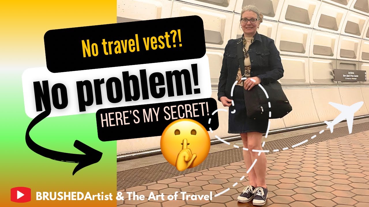 No Travel Vest? Here&rsquo;s My Secret Solution! #packwithpurpose #organizedtravel