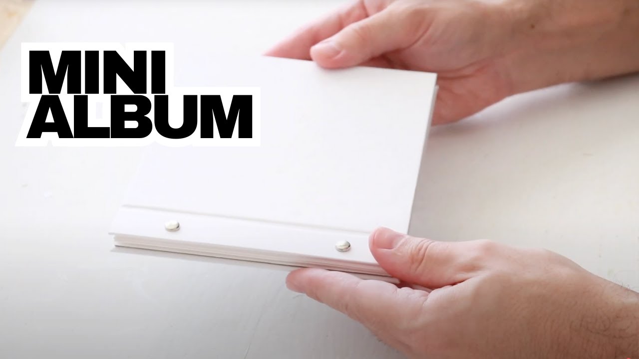 Mini album｜Reliure ingénieuse pour vos Créations｜Mini album à attaches parisiennes