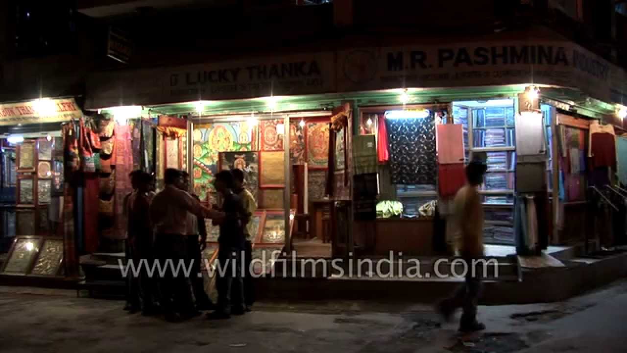 Nightlife on the streets of Thamel - Kathmandu