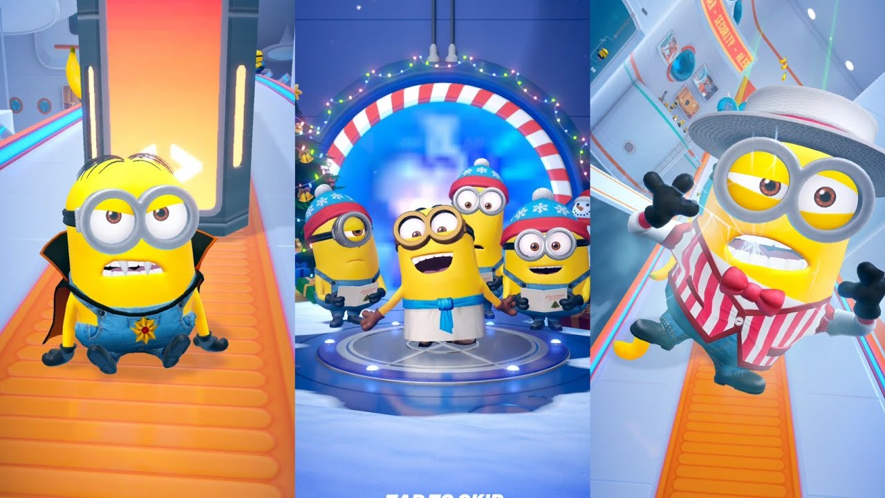Vampire vs Carnival Barker vs Peace and Love vs Racer | New Minion rush |
