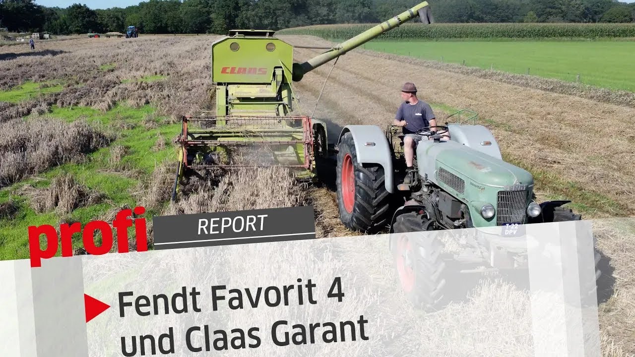 Gezogene Anziehungskraft: Fendt Favorit 4 und Claas Garant | profi #Report
