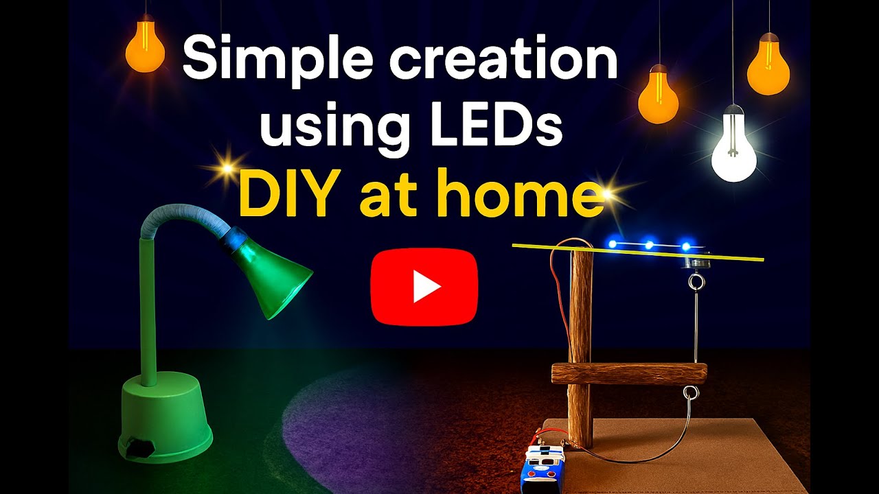 Simple Creations Using LEDs Amazing DIY Ideas for Beginners