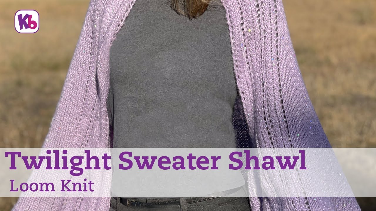 Twilight Sweater Shawl with Multi-Knit Loom
