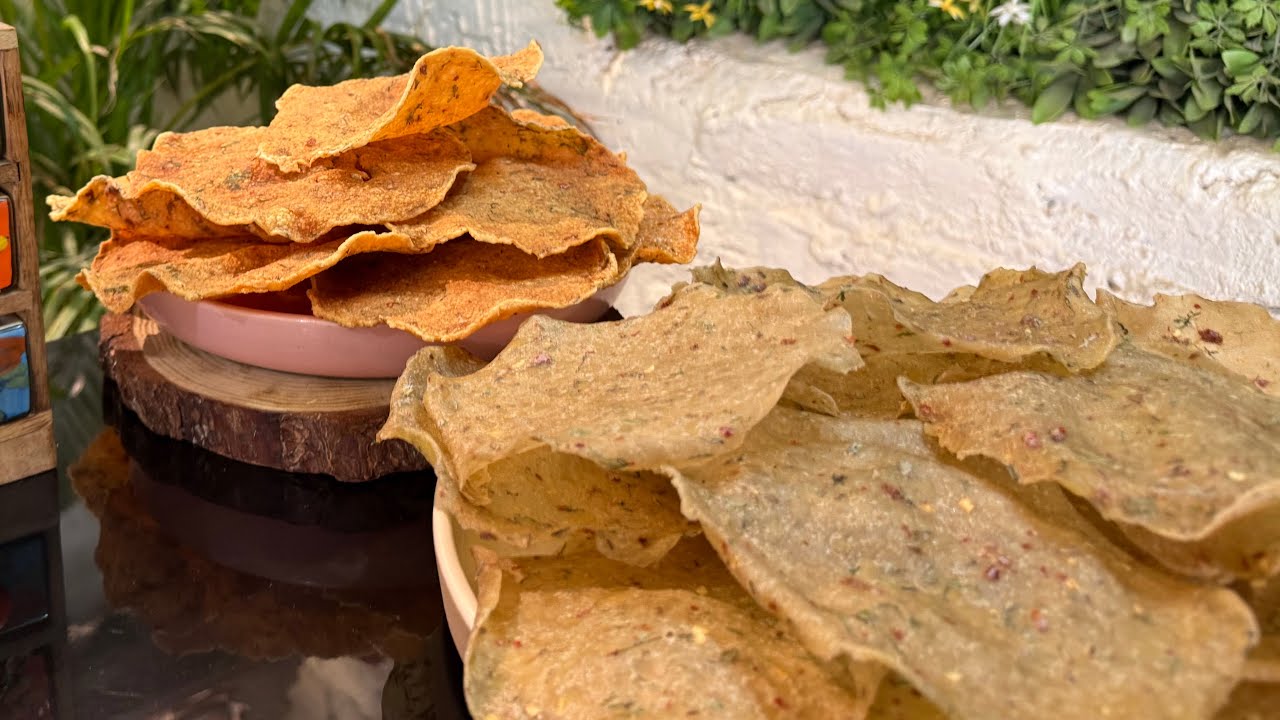 Aloo Ke Papad in 3 ways | Potato Papad Recipe 