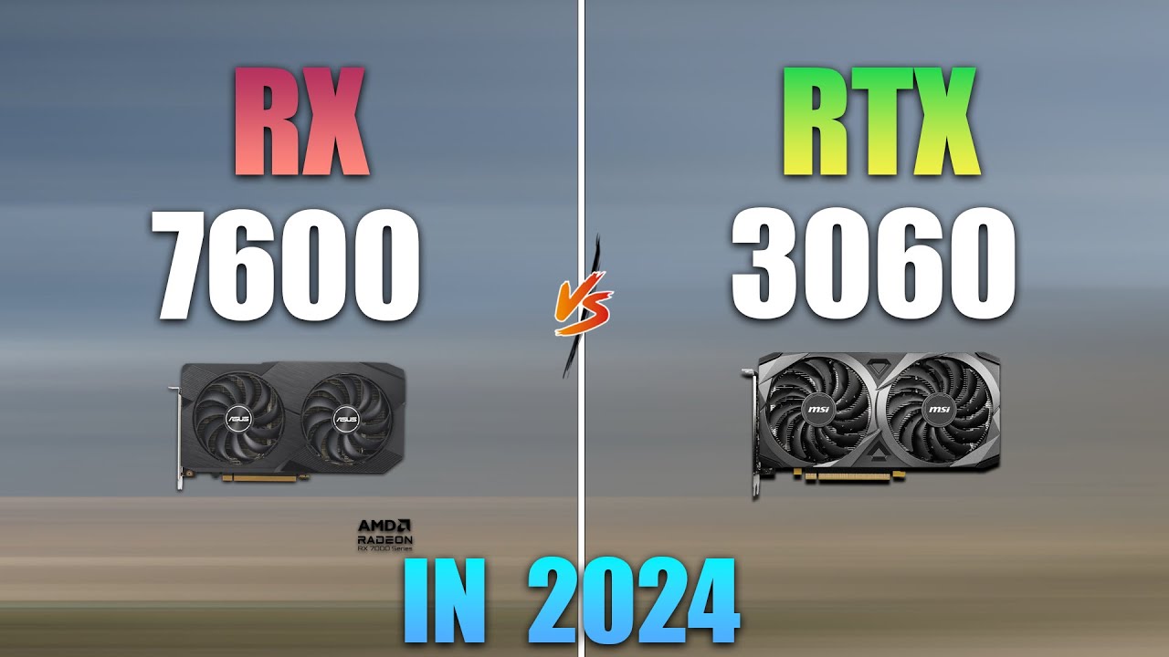 RTX 3060 VS RX 7600 : Test in 8 Games in 2024