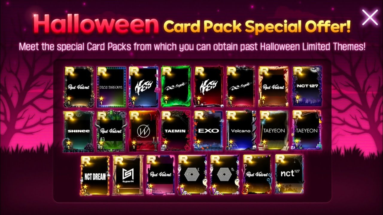 Superstar SMTOWN | Halloween Card Pack Special Offer! 2024 (Part 2) 🎃 👻