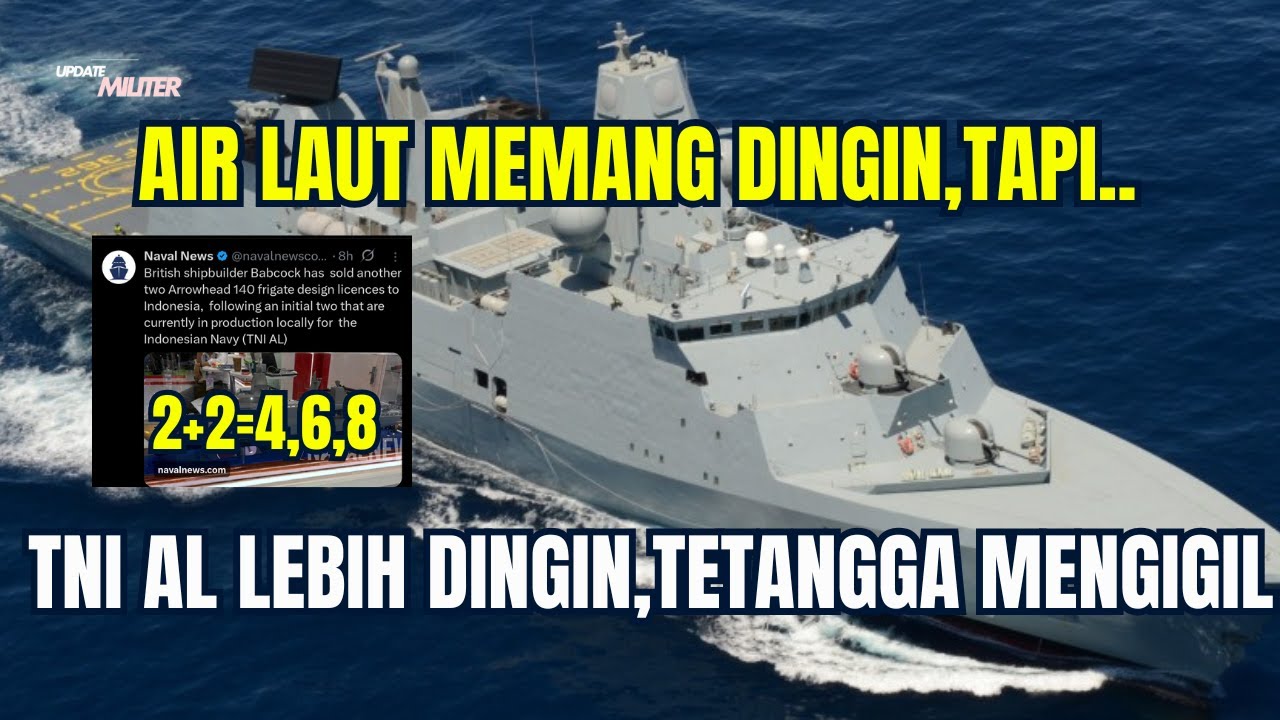 Bukan Lagi Cuma 2! TNI AL Tancap Gas 4 Fregat Merah Putih Siap Geber Laut