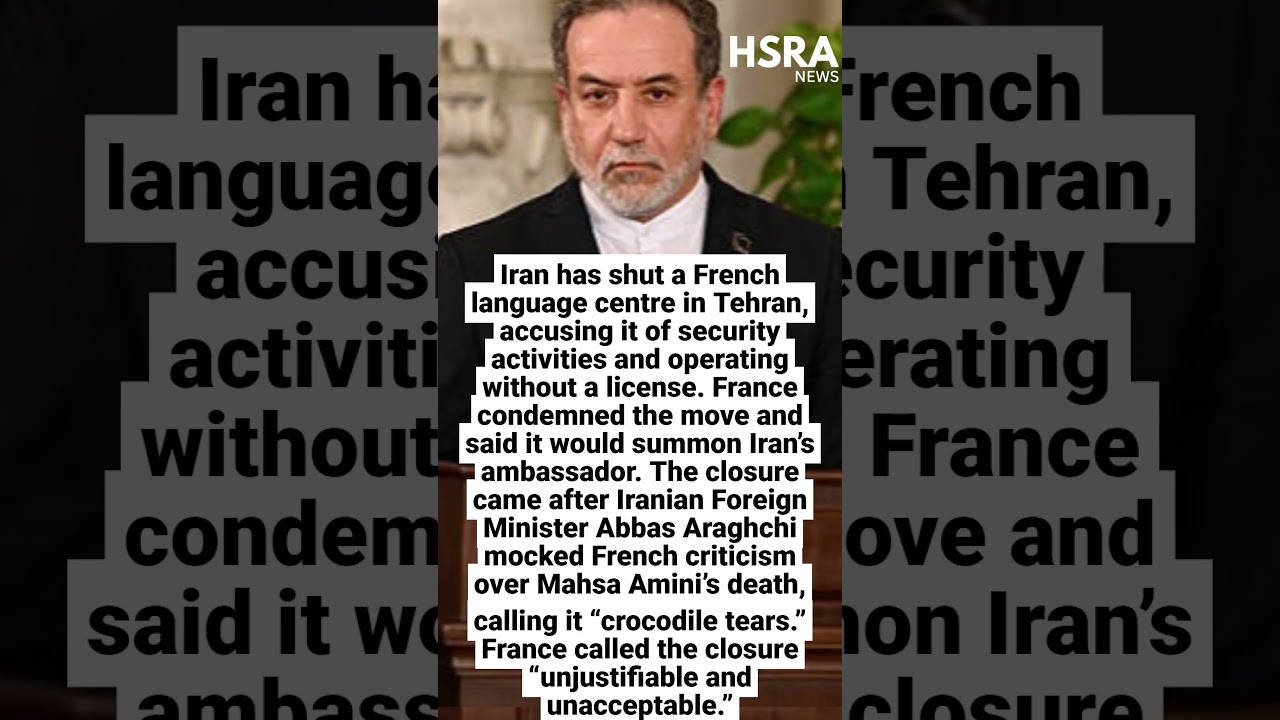 Iran Seals French Language Centre as Tensions With Paris Rise #shorts #breakingnews #iran #france
