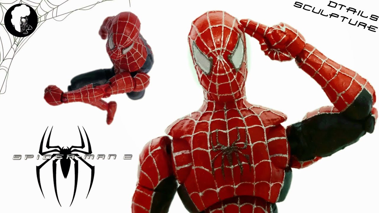 Como hacer una figura articulada de cero del Spiderman de Tobey Maguire_ ESPECIAL 1K Ft. Estivabenda