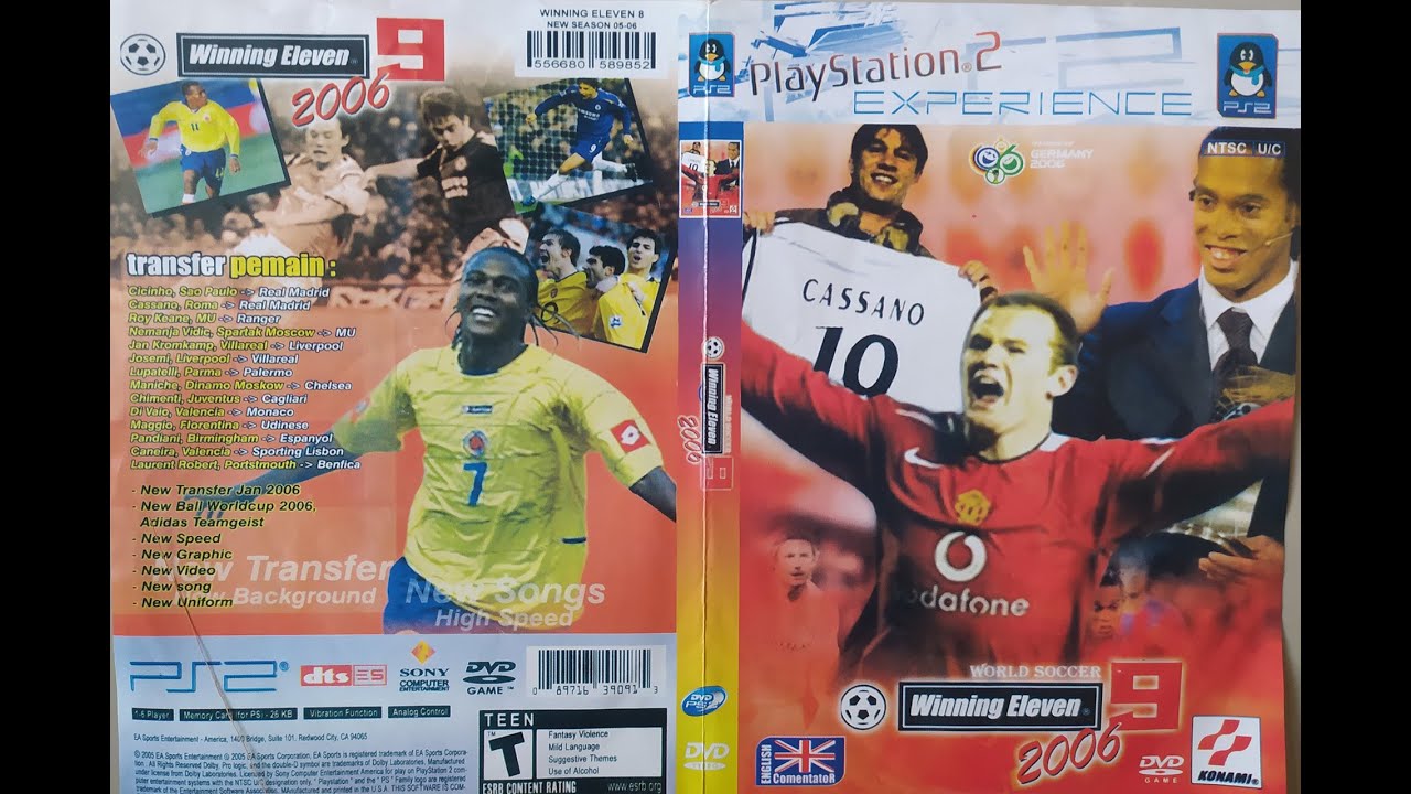 WINNING ELEVEN 9 PS2 - TRANSFER 2006