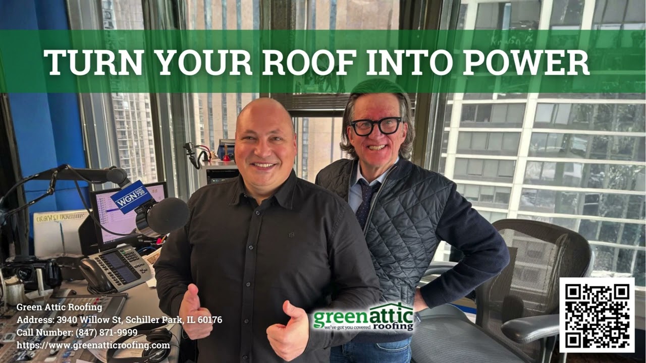 Green Attic Roofing can turn your roof into power!
