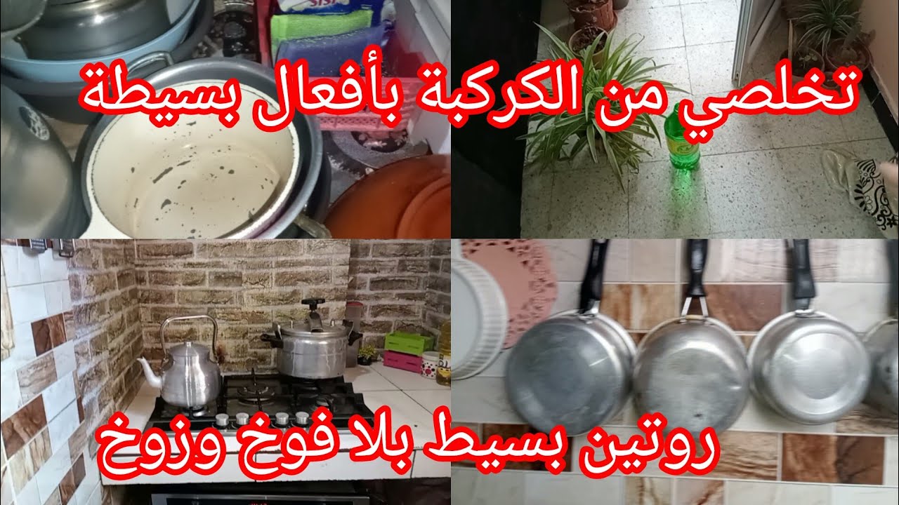افكار كيفاش تتخلصي من الكركبة شوفو كيفاش نظمت تحت البوتاجي 