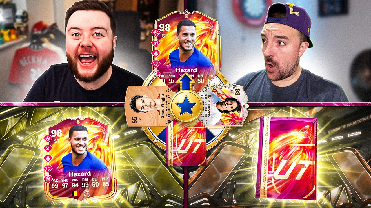 98 FUTTIES EDEN HAZARD PACK ROULETTE!