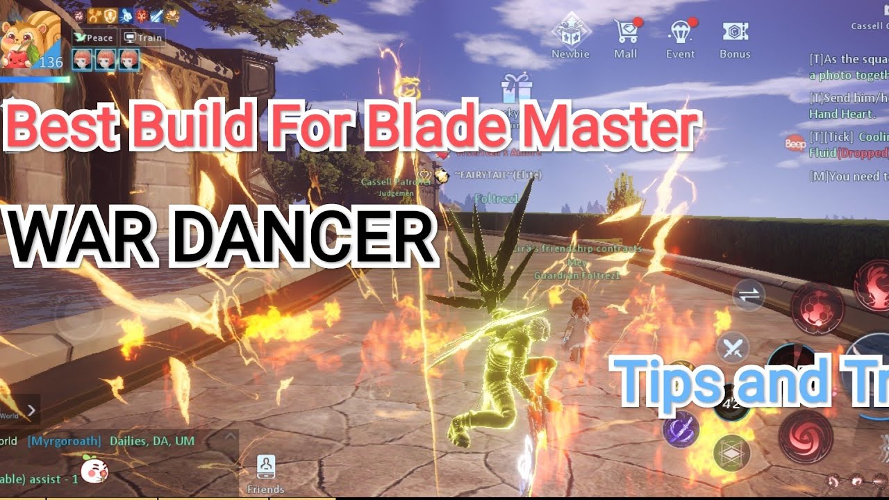Blade Master Build (War Dancer), Tips & Trick Dragon Raja SEA