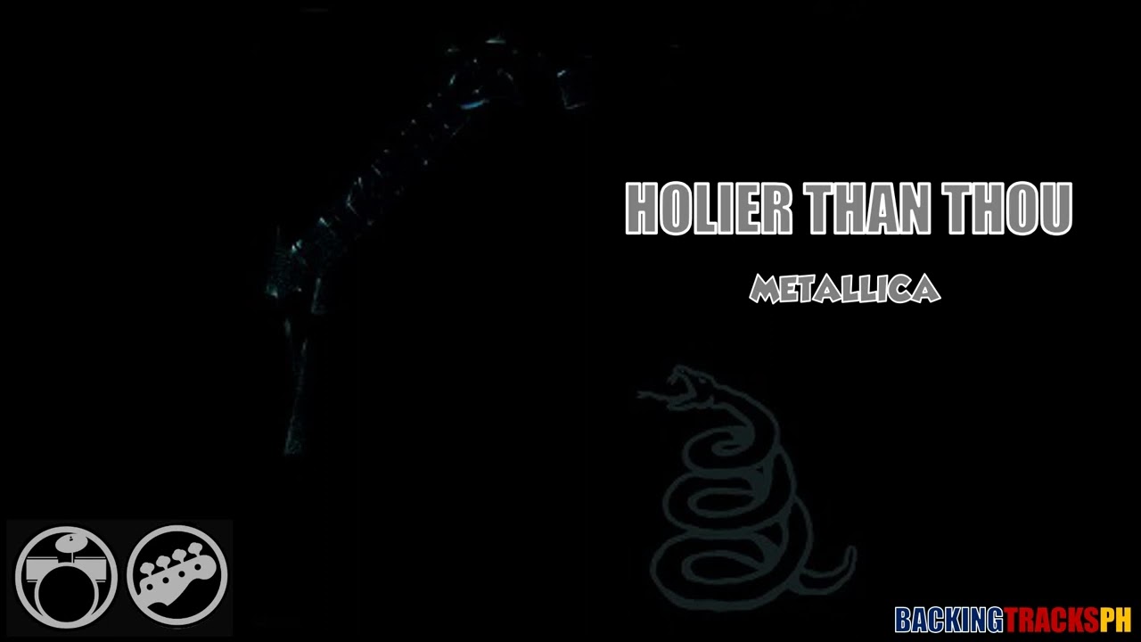METALLICA - Holier Than Thou (Guitar Backing Track No Vocals)