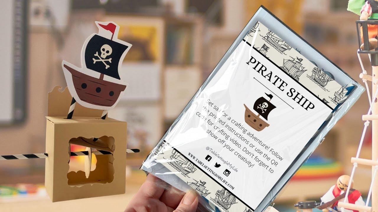 Craft Kit Instructions: Make Your Own Rockin Pirate Ship