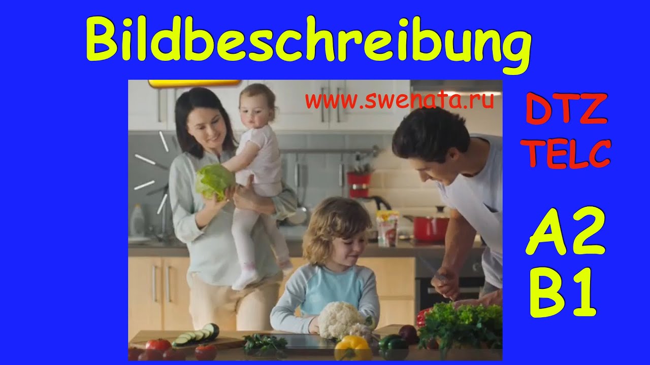 A2- B1 #briefschreiben Bildbeschreibung DTZ Telc  Test Deutsch