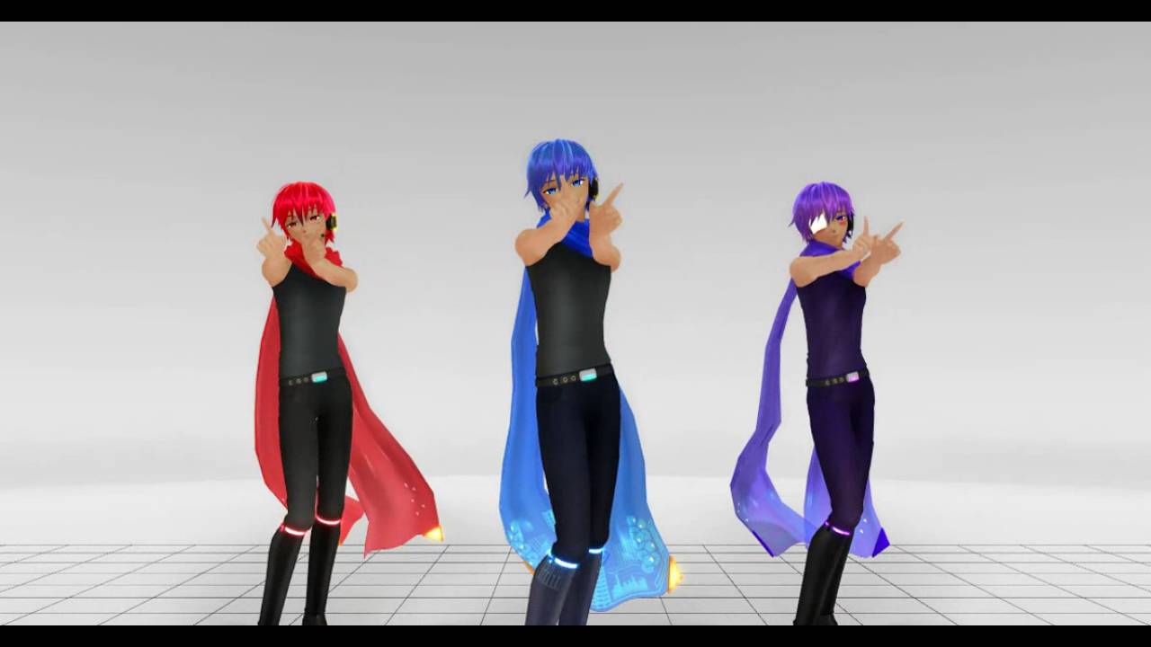 (MMD) Hey Juliet- Kaito, Akaito and Taito