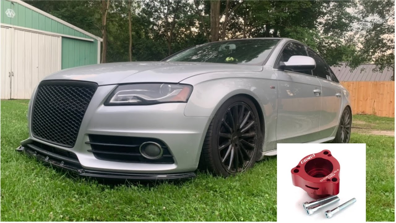 B8 Audi A4 gets ECS  TUNING diverter valve spacer