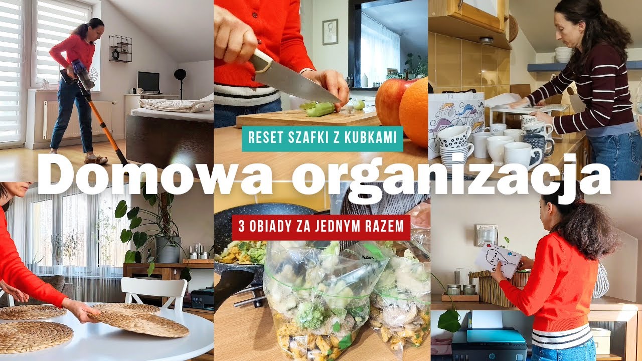 Domowa organizacja | Reset szafki z kubkami | Gotuję na zapas | VLOG